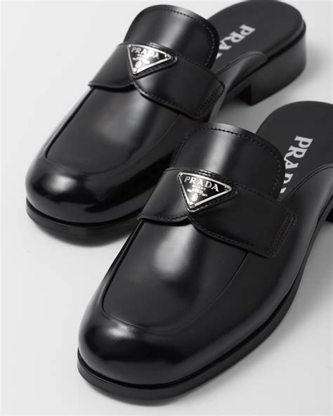 prada mukes|satan ladies mules.